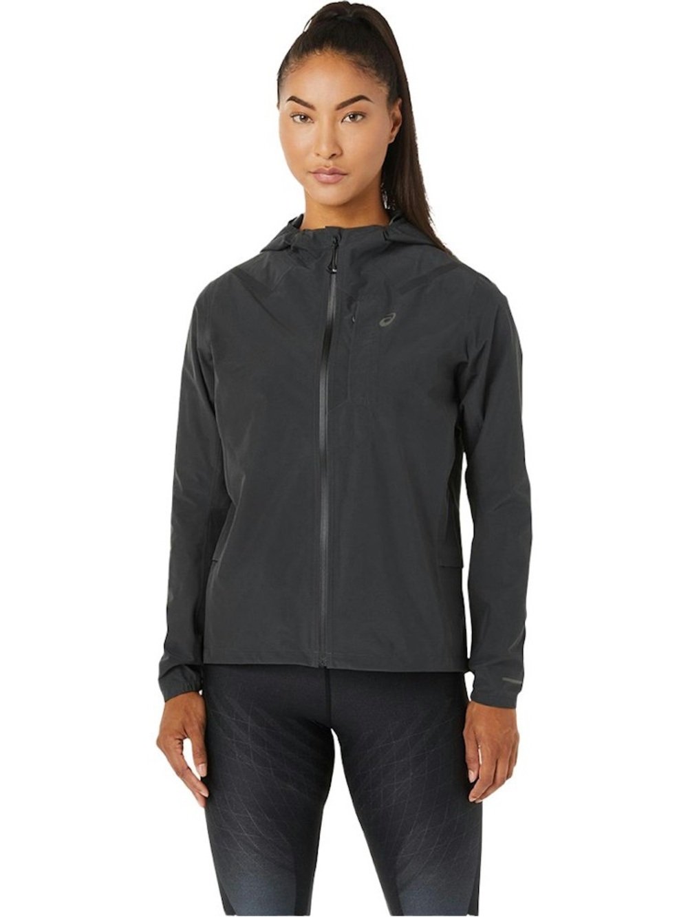 ASICS Dark Gray Accelerate Waterproof 2.0 Jacket S
